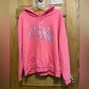 American Eagle Outfitters Coral Hoodie size XL